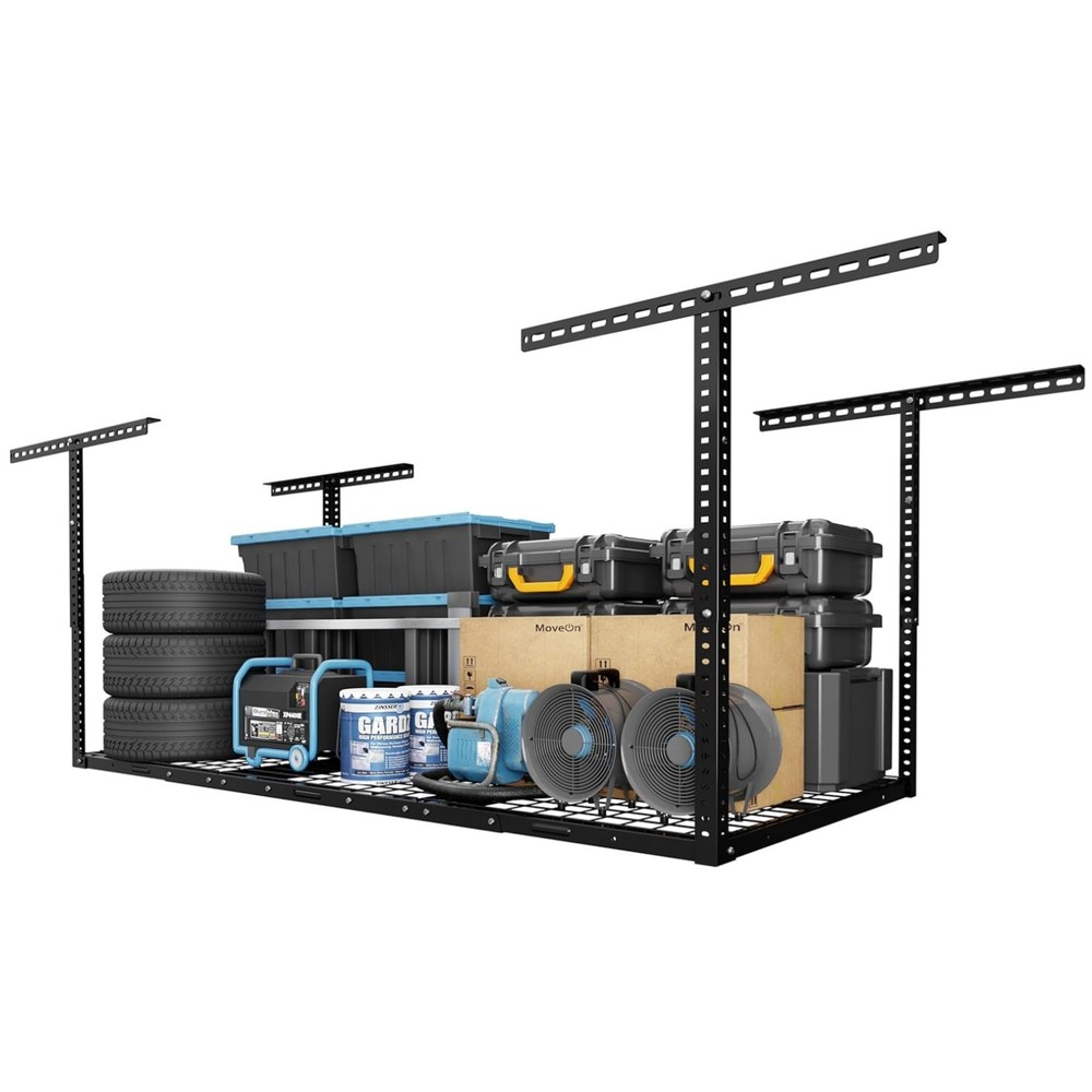 Classic Black Garage Rack – 450lbs Weight Capacity
