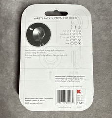 Vintage Kmart Trim-A-Home Suction Cup Hooks Variety Pack 12 Pack Holiday Window