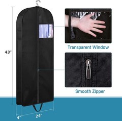 KIMBORA 43″ Garment Bag for Travel, Gusseted Suit Bags for Men With Handle Ga…