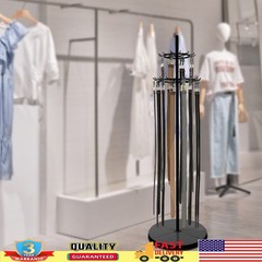 Floor Standing Belt Display Rack 66in Metal Retail Tie Rack Hanger Organizer