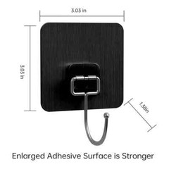 10/20/30/40 PCS Adhesive Sticky Hooks Heavy Duty Wall Door Seamless Hook Hangers