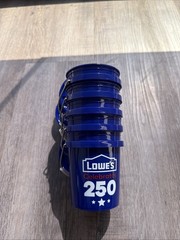 5 Pack Lowes Celebrates 250 USA Mini Blue Bucket w/ Lid Stackable American 🇺🇸