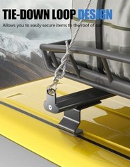 FengYu 57″ Universal Roof Ladder Rack for Van Fit for Pickup Truck Cap & Topper