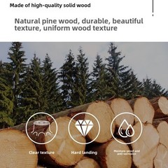 71″Coat Racks solid wood hanger Solid environmental protection easy to assembleW