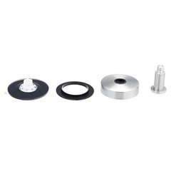 2 Pcs No-Drill Shower Suction Hooks, Stainless Steel Towel Holders