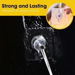 10Pack Self-Adhesive Wall Hooks – Seamless Punch-Free Nail Screw Stickers
