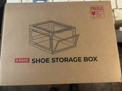 9 Pack X-Large Shoe Storage Box, Thicken&Sturdy Clear Magnetic Door, Stackable