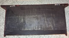 Solid WOOD coat Rack Shelf 23 3/8” Wide, WINE RED 3 Pegs Quality Craftsmanship!