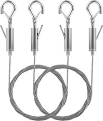 2 Pcs Adjustable Wire Picture Hanging Kit 6.6 Ft Heavy Duty Stainless Steel Wire