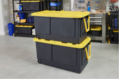 Project Commander X-large 75-Gallons (300-Quart) Black and Yellow Heavy Duty