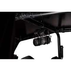 UTV Dual Headset Hanger Universal Fit Roll Cage Mounted 1-3/4″ – 2″ with Pola…