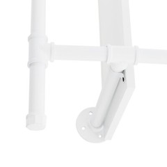 Clothes Display Rack Shelves 2-tier Wall Mounted Garment Rack 42.2*16.5 in 30kg