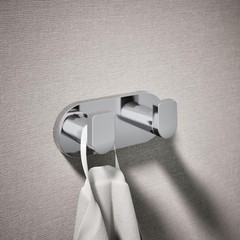 73146-CP Composed® Double Robe Hook, Polished Chrome
