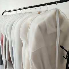4× Garment Bags Clear Zipper Clothes Cover Closet Storage Bag For Coat Jacket US