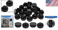 32pcs Durable Black Cube Connectors for Modular Closet and Storage Solutions