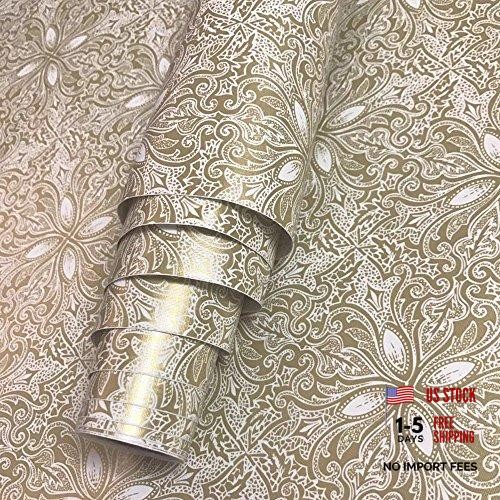 Decorative Paper Self Adhesive Shelf Drawer Liner Sticker 118 inch x17.7 inch