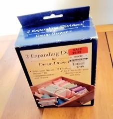 4-7″ Expandable Divider Panels for Container Store Dream Drawer Organizers NEW!
