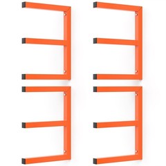 Garage Wall Mounted Lumber Storage Rack, Overhead Heavy Duty One-Piece Design…