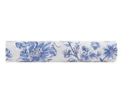 Pioneer Woman ~ AGATHA BLUE ~ Non-Adhesive ~ Vinyl ~ Shelf Liner ~ 12″ W x 10′