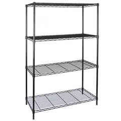 2PCS 4 Tier Wire Shelving Rack Shelf Kitchen Storage Metal Shelf Organizer