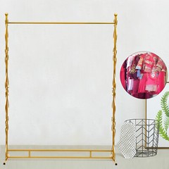 Gold Metal Wedding Arch Square 205 cm Iron Backdrop – Easy Assembly