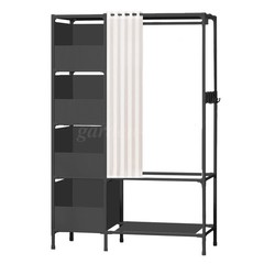 Clothes Rack Heavy Duty Clothing Garment Rack Storage 4 Drawer Bedroom Organizer