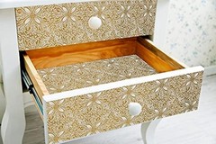 Decorative Paper Self Adhesive Shelf Drawer Liner Sticker 118 inch x17.7 inch