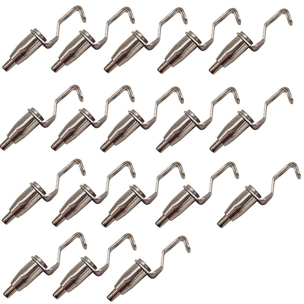 18 Pcs Adjustable Metal Art Gallery Display Wire Rope Hanger Hooks Picture Rail