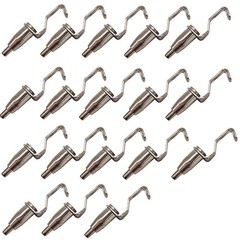 18 Pcs Adjustable Metal Art Gallery Display Wire Rope Hanger Hooks Picture Rail