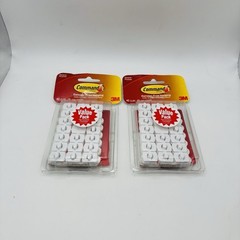 80 (2-40ct packs) 3M Command Damage-Free Hanging Decorating Clips NEW. Sealed.