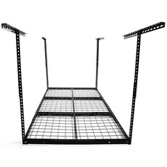 Garage Storage Racks Overhead Garage Ceiling Rack 3x 6FT Storage Rack BLACK