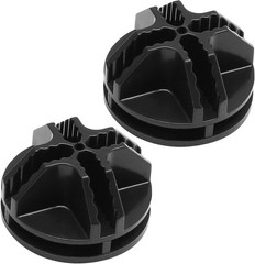 32pcs Durable Black Cube Connectors for Modular Closet and Storage Solutions