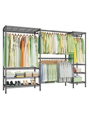Ulif E11 Heavy-Duty Garment Rack, Metal Freestanding Clothes Rack and Closet …