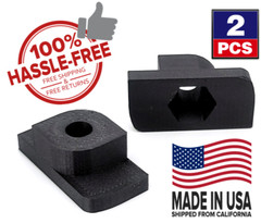 Drop-in T-Nut Stud Mount Gladiator Gearwall Geartrack Carbon Composite #8-32
