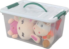 Stackable 14 Quart Clear Storage Bins with Lid & Handle – Multipurpose Container