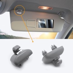 Interior Sun Visor Hook Clip Bracket 2-Pack for Audi A1 A3 A4 A5 Q3 Q5 OEM