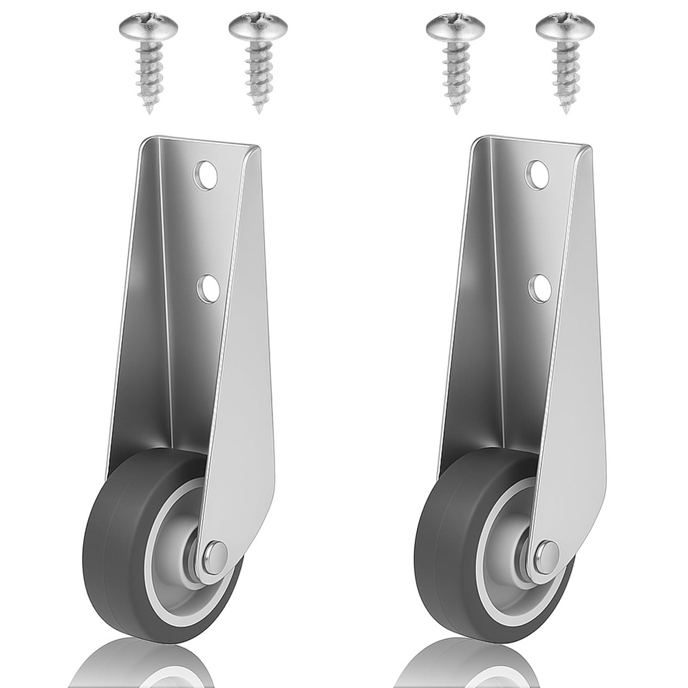2 PCS Gate Caster Wheels Replacement, Sinking Door Bottom Pulley Directional