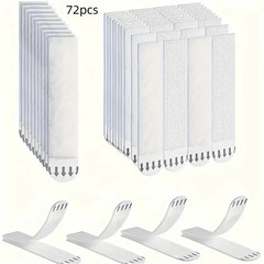 120Pcs Picture Hanging Strips Heavy Duty No Nails Damage Free Frame Mounting USA