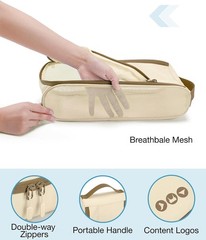 Keep Shape Packing Cubes for Travel, 6 Set Travel Cubes for Packing, Lightwei…