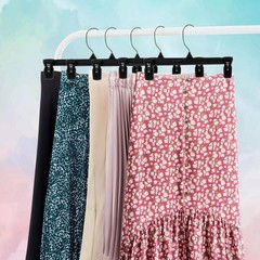 Recycled Black Heavy Duty Plastic Pants & Skirt Bottom Hangers W