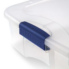 2 Pack Sterilite Underbed Storage Bin 66Qt Wheeled Clear Latching Lid Tote