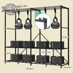 59″ Heavy Duty Closet Organizer Portable Wardrobe Clothes Shoe Clothes Racks