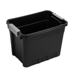 Sterilite Small Stackable Storage Bin, 7.5 Gallon Durable Plastic Storage Tote w