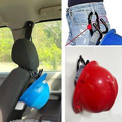 2 Pack Universal Over The Seat , Wall Mount Hard Hat Holder Hanger Hook – Strong