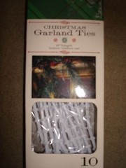 GARLAND TIES 11 INCHES LENGHT INDOOR OR OUTDOOR