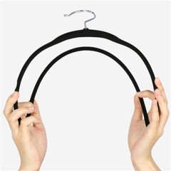 Non-Slip Flocked Velvet Hangers Clothes Hangers Suit/Shirt/Pants 100/200/300/400