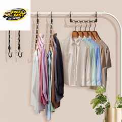 24 Pack Hangers Space Saving Magic Space Saver Storage Smart Plastic Clothes