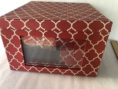Container Store 4 box Set China Dishes STORAGE Windows & Hinged Lids – Nesting