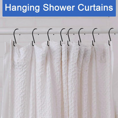 30 Pack 2″ S Hooks Black Heavy Duty Small Hanging Hooks Kitchen Closet Decor