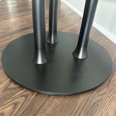 Frost Denmark “Wishbone” Coat Rack Hall Stand, Matte Black/Polished Chrome